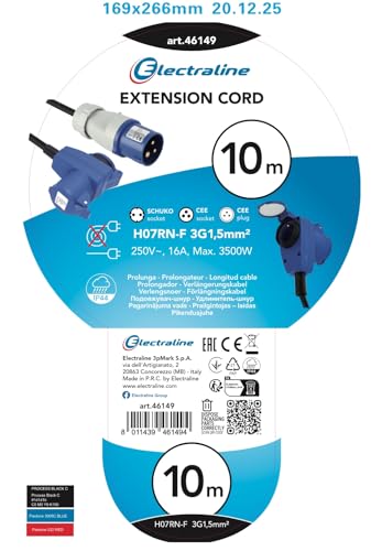Rallonge extérieure IP44 Electraline pour résoudre les pannes de camping - 5