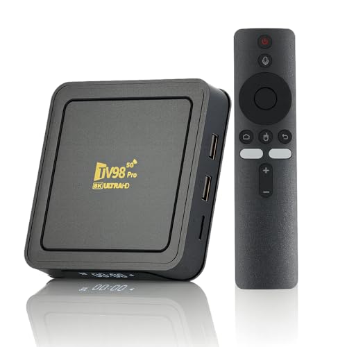 8K Ultra HD Streaming Box & Media Player mit Android 14.0, 2.4/5GHz Wi-Fi, 2GB RAM 16GB ROM, HDR10+ & Dolby Vision – Hochleistungs-Media-Streaming-Client für grenzenlose Unterhaltung
