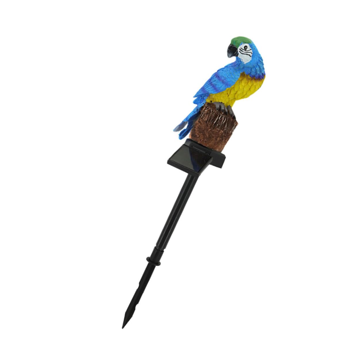 Happyyami 1Pc Solar Decorative Animal Stake Light Resin Bird Outdoor Ground Lamp for Garden Landscaping Easy to Install Outdoor Light for Courtyard and Lawn