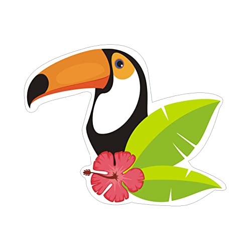 Image of Pretty Ur Party Hawaiian Theme Paper Cutouts for Birthday Parties, Party Supplies decor, Birthday Party Decoration Cut-Outs (10 pcs)