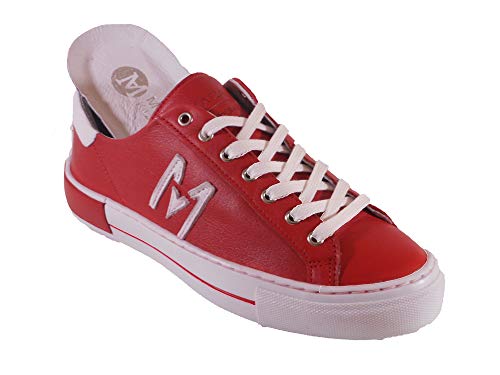 Maca Kitzbühel Sneaker, Schnürschuh, Antikleder red, 2635 (numeric_36)