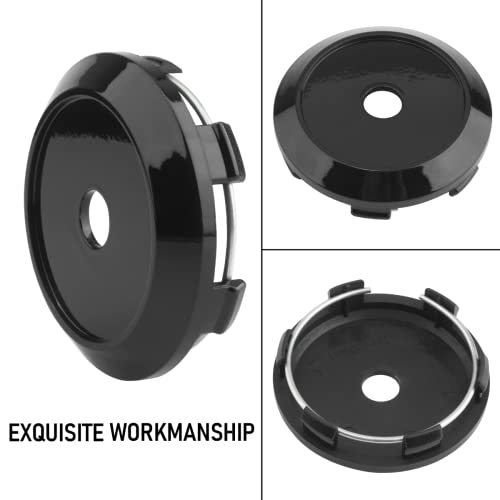 Rhinotuning 4Pcs 68Mm Wheel Hub Center Caps Black For Rpf1 Wheel Rims Replacement 68Mm(2.86In)/64Mm(2.52In) #TOP6