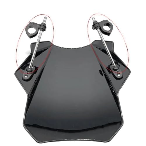 Kit de montage pare-brise moto universel pour guidon de 22mm à 29mm
