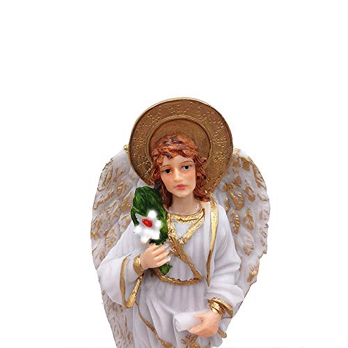 Anjo Da Guarda São Gabriel Imagem 21cm Resina Escultura Arcanjo