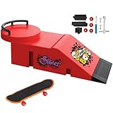 Bon cadeau: L'ensemble de skateboard finger et rampe est un cadeau amusant pour la famille, les amis ou les enfants, c'est un bon cadeau pour Halloween, Noël, les anniversaires et les occasions festives!