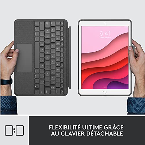 Logitech Combo Touch étui clavier rétroéclairé avec stylet précis