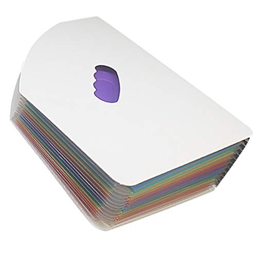 TOYANDONA Pasta de arquivos expansível, organizador de arquivos para acordeão, 13 camadas de papel A