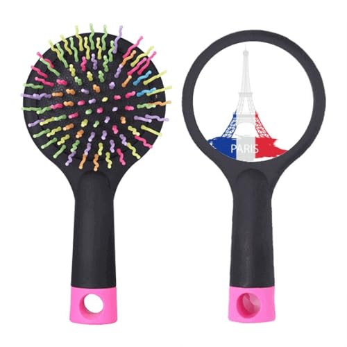 Brosse à cheveux démêlante Tour Eiffel Paris base coussin pour cheveux épais