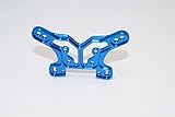 GPM Team Losi Mini 8ight & 8ight-T Upgrade Parts Aluminum Rear Shock Tower (Thicker) - 1Pc Set Blue