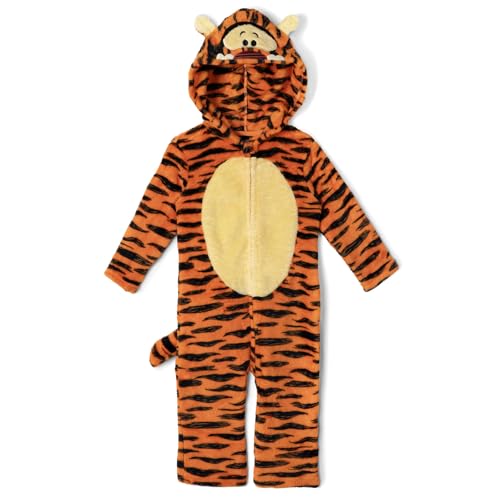 Disney Winnie the Pooh Toddler Boy or Girl Coverall Tigger Orange Stripe 3T