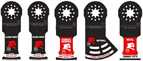 Diablo by Freud DOS5S 5 pc Starlock General Purpose Oscillating Blade Set (5-Piece)