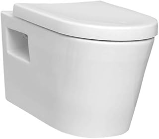 Nameeks Vitra 5139-003-0075-638845330923 Matrix Collection Commercial Wall Hung Toilet, White