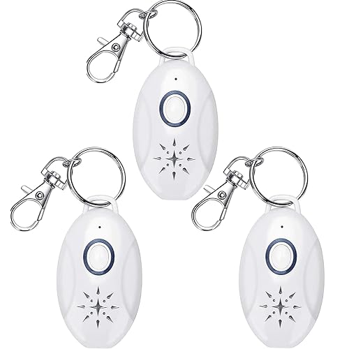 3 Pack Ultrasonic Mosquito Repeller, Portable Pest Repellent Outdoor/Indoor, Rechargeable Pest Control Insect Repellent Efficient Repelling Ant, Mosquito, Fly, Flea, Lice, Spider for Adults Kids Pets