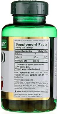Set of 2 Nature's Bounty Co Q-10 200 mg, 80 Tablets