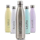 ⬆️ IMPRESIÓN POR SUBLIMACIÓN - Utilizamos los sistemas más innovadores y a diferencia de otras técnicas, la impresión no se percibe al tacto, no se raya y no pierde color con el paso del tiempo. IMPORTANTE - Si escoges una botella de color, recuerda que los colores de tu foto se fundirán con los colores de la botella. Si la botella es de color amarillo y tu foto tiene colores azulados, el resultado será un tono verdoso. Recomendamos la utilización de fotos con colores vivos o en blanco y negro.