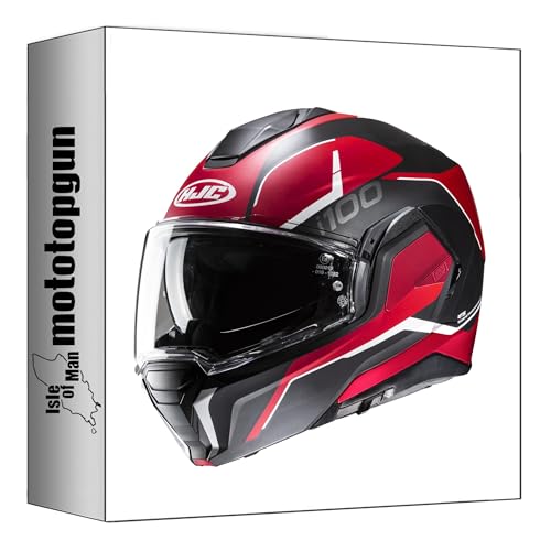 Casque modulable HJC i100 Lorix MC1SF en taille XL pour motards