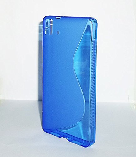 Carcasa Funda TPU S line para BQ Aquaris E4.5 E 4.5 Color Azul