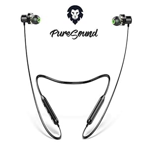 In-ear draadloze oordopjes met Dual Driver, Encore Pure Sound, Europees merk, Bluetooth koptelefoon met nekband, 10 uur accuduur, geschikt voor sport, Apple, Android, Windows : tablet, smartphone, pc