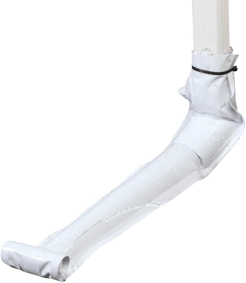 Vinyl Downspout Gutter/Drain Extension, 46” Long
