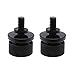 2pcs Vis de Montage Arrière Boulon Siège en Aluminium Noir CNC 6mm Diamètre Remplacement Accessoires