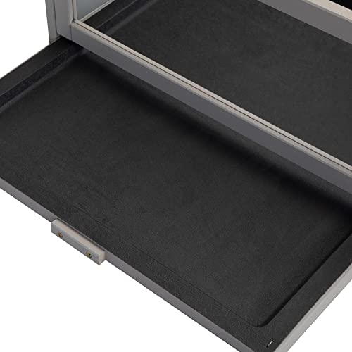 Sardoxx Wooden Acrylic Sheet Tortoise House Large Turtle Cages Habitat, Indoor Tortoises Enclosure For Small Animals And Outdoor Reptile Acrylic Terrarium Box Weatherproof Bottom Grey #TOP7