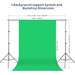 Photography Lighting Kit with 8.5x10ft Backdrops, LED Bulbs, Softboxes & Umbrellas - Complete Studio Setup for Video & Photo Shoots - Image 2