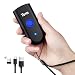 Tera Mini Wireless Barcode Scanner Compatible with Bluetooth, Printed Digital 1D 2D QR Barcode Reader Scanner Portable for PC, Laptop, Smartphone and Tablet with Vibration Alert Function