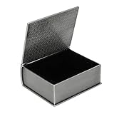 Hochwertige Verarbeitung: Aus Zinnlegierung gefertigt, rostet die Dose nicht und verblasst nicht.Diese stilvolle, elegante und robuste Schmuckschatulle hält den Schmuck ordentlich, elegant und kompakt und kann kleine Gegenstände wie Schmuck aufbewahren.