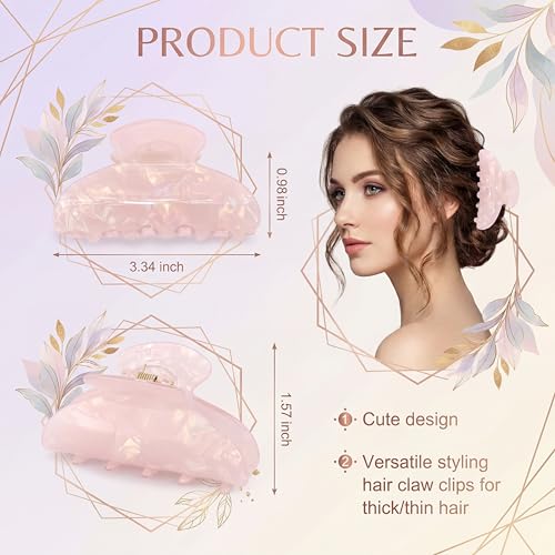 Pack de 8 pinzas para el cabello, colores brillantes miniatura 2