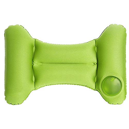 Oreillers gonflables - Oreiller Portable extérieur, Oreiller Gonflable de Voyage, Oreiller Cervical (Color : Green) Cover