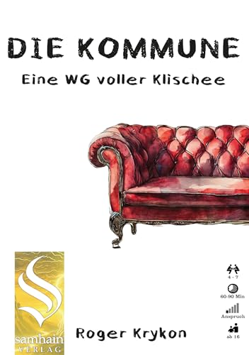 Stadtkrimis Exit Escape Stadtführung Samhain - KRIMIDINNER - Die Kommune - Krimisnack für 4-7 Personen - 60 Minuten - ab 16 Jahren Einsteigerfreundlich