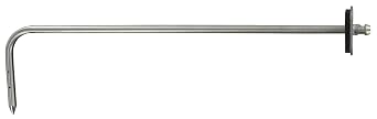 Dwyer SS Static Press Tip, A-302F-C, for 3/16" Plastic/Rubber Tubing, 8" 203 mm Insertion Depth