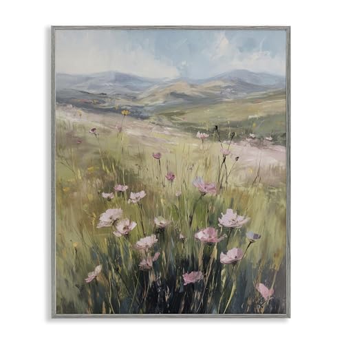 'Wild Shrubs in Pasture'| Framed Giclee Art