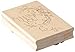 Inkadinkado Flourish Wood Stamp for Thank You Cards, 1 Piece 2.75' W x 4' L