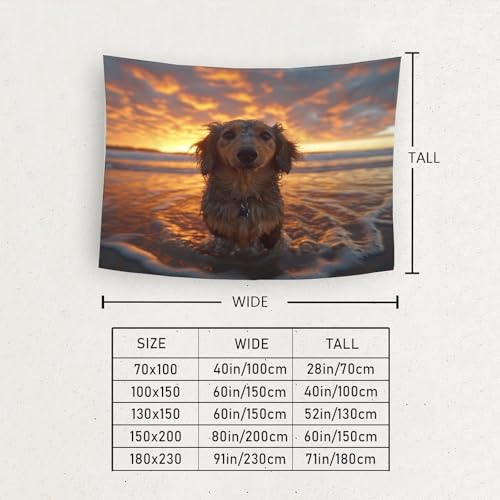 Tapiz de pared de Cocker Spaniel 3D ideal para decoración de hogar 6