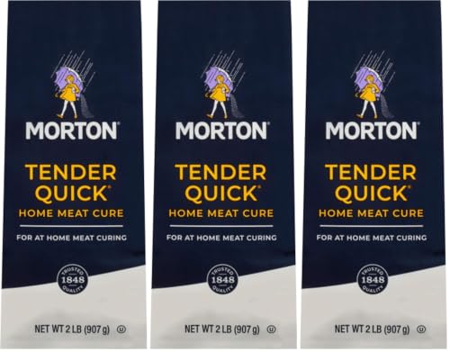 Morton Curing Salt, Tender Quick Home Meat Cure, 2 Pound (Pack of 3)