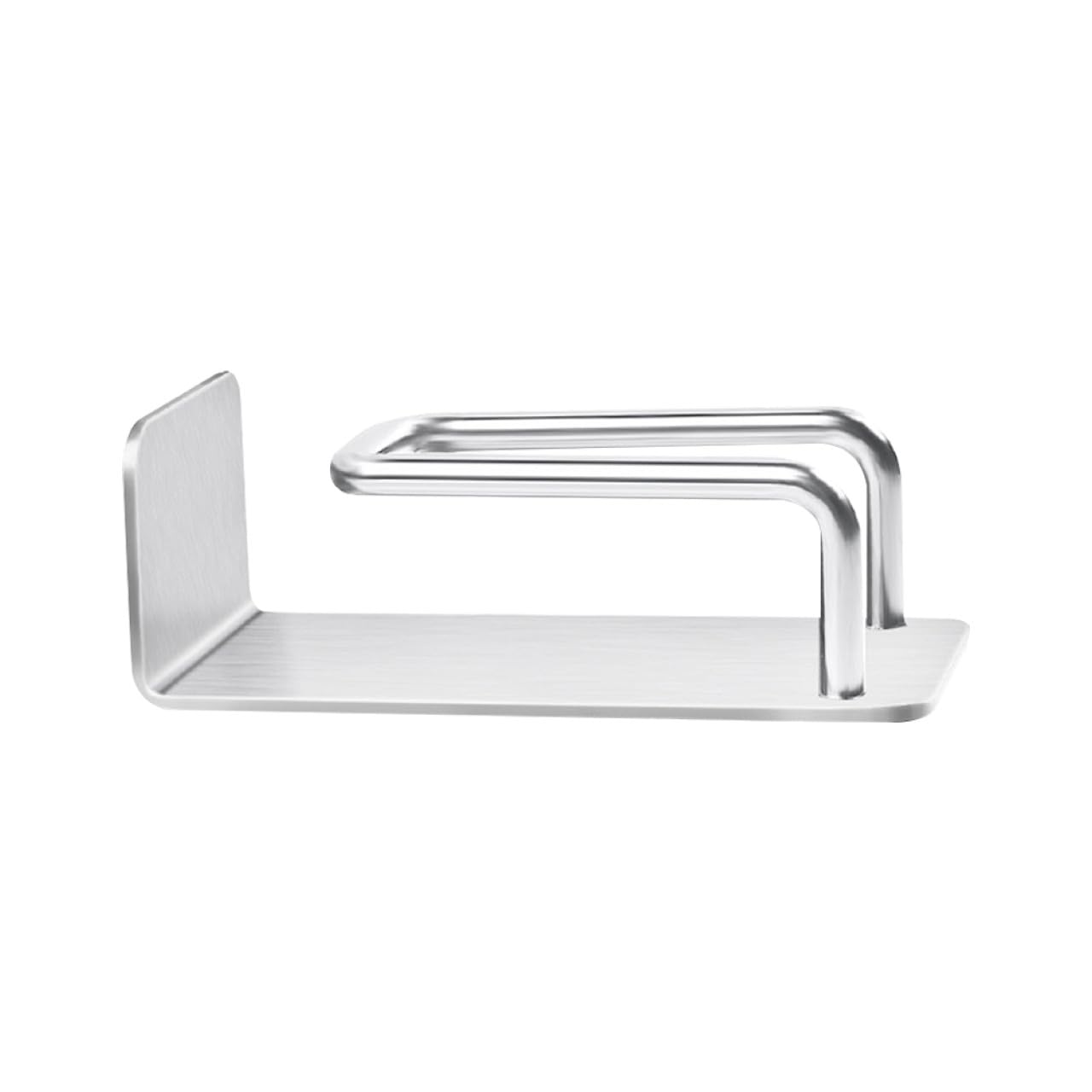 Étagère murale lavabo inox pour stopper le désordre sans percer