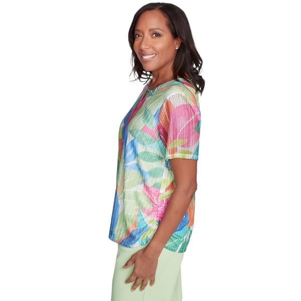 Haut Dunner Parrot Cay Tropica la sophistication du polyester