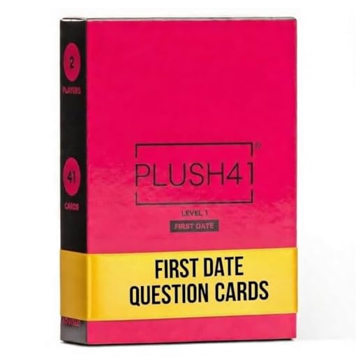 PLUSH41 El juego de cartas de relación FIRST DATE ha sido diseñado para individual que quieren salir con intención, tiene 41 de las preguntas más importantes para hacerle a alguien en una primera cita