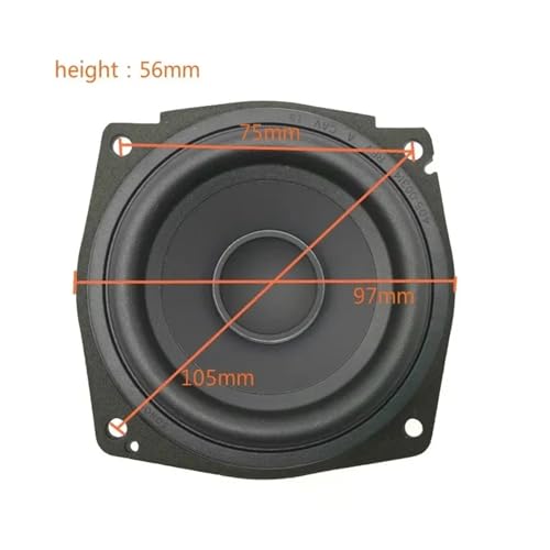 Altavoz de rango medio con lavabo de aluminio para audio de alta fidelidad 5