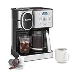 Cuisinart Coffee Maker, 12-Cup Glass Carafe, Automatic Hot & Iced Coffee Maker, Single Server Brewer, Stainless Steel (SS-16C)