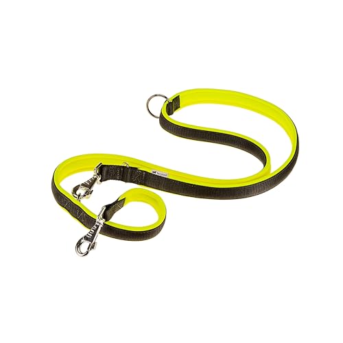 Laisse pour chien de taille moyenne jaune réglable Ferplast - 2