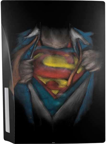 Skinit Decal Gaming Skin Compatible with PS5 Bundle - Officially Licensed DC Comics Superman Pastel Art Design
