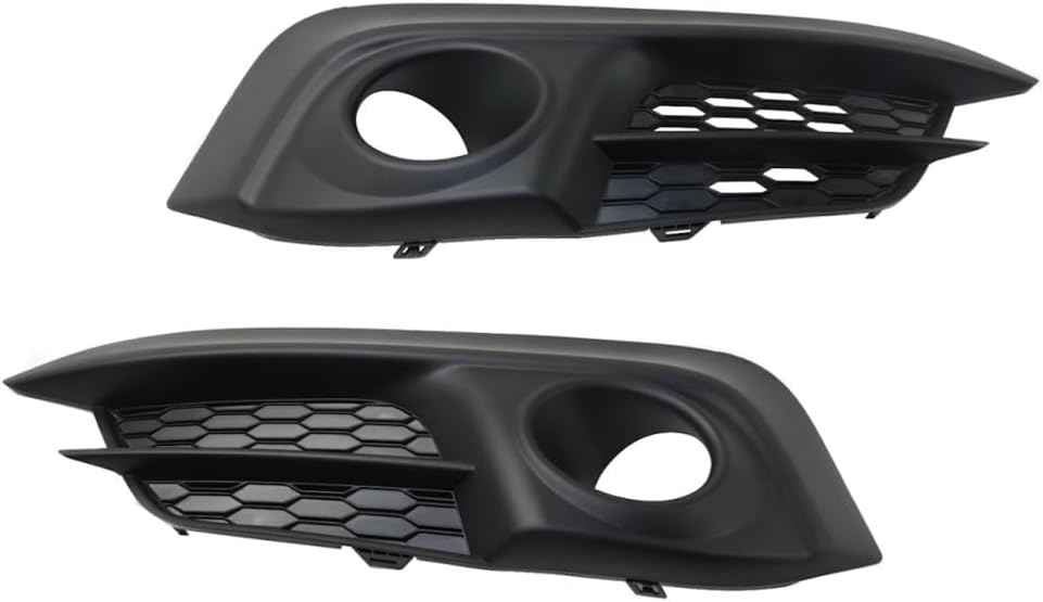 For Honda Civic Fog Light Cover 2016 2017 2018 Driver and Passenger Side Pair | Sedan | Primed | For HO1038129, HO1039129 | 71108-TBA-A10, 71103-TBA-A10