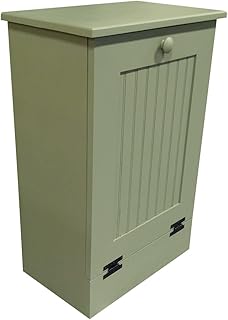 Sawdust City Tilt-Out Wooden Trash/Recycle Bin Holder (Solid Sage)