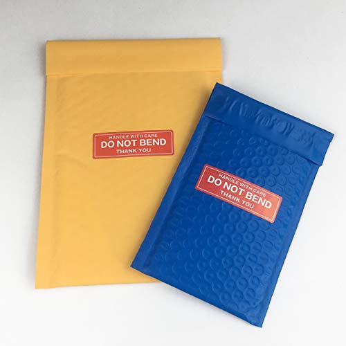 Firstzi 1X3 Inches Handle With Care - Do Not Bend - Thank You Self Adhesive Shipping Warning Labels For Usps Envelope, 1000 Stickers Per Roll #TOP6