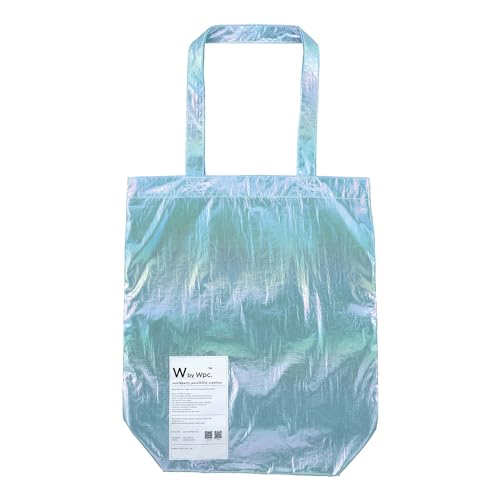 [ワールドパーティー] Patterns グロウパール トートバッグ ミント レディース はっ水 おしゃれ 可愛い 女性 通勤 通学 旅行 キラキラ オーロラ 映え フォトジェニック パッカブル サブバッグ お買い物バッグ UPEG-WME-939WS