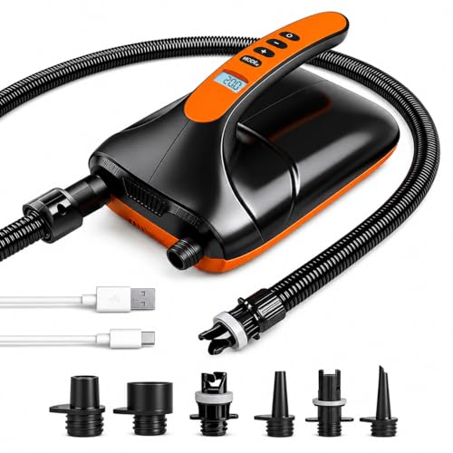 Paddle Board Electric Pump 20Psi Rechargeable SUP Air Pump