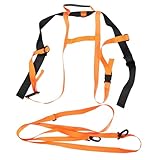 BESPORTBLE Cinturón de Tracción para Esquís para Niños Y Niñas Correa de para Esquís Correa de Seguridad para Patinaje para Niños 1 Pieza Color Naranja