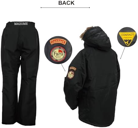 Amazon | mazume CONTACT ALL WEATHER SUIT MZFW-738-01 ブラック M